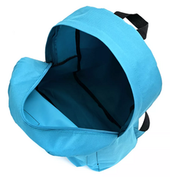 Mochila Good Pak Turquesa Urbana Escolar 17 Espalda - tienda online