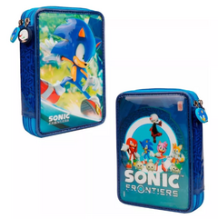 Cartuchera Sonic con Útiles 2 Pisos Cresko - Aye & Marcos Toys