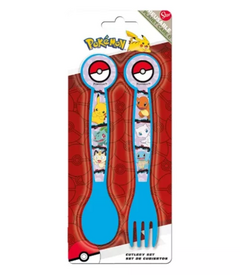Set x 2 Cubiertos Pokemon Cuchara Tenedor Infantil (Mayorista)