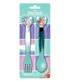 Set x 2 Cubiertos Frozen Cuchara Tenedor Infantil (Mayorista)