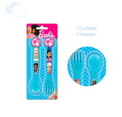 Set x 2 Cubiertos Barbie Cuchara Tenedor Infantil (Mayorista) en internet