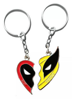 Llaveros Deadpool y Wolverine Best Friends para Compartir de Metal - (Mayorista)