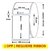 1 Rollo Etiqueta Autoadhesiva 100x150 Mm Opp 350 Plastico en internet