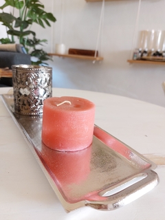 Centro de Mesa de Aluminio Fundido 44 CM (K86) - Pink.Online