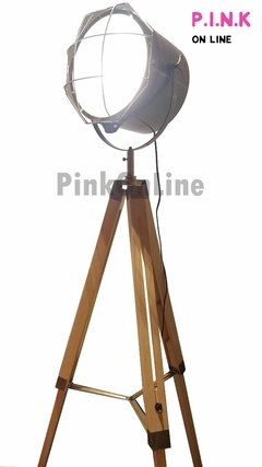 Lampara De Pie Living Faro Naval Tripode Lobista Bronce-Pie Natural (L18) en internet