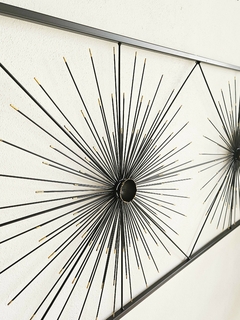 Cuadro Metalico Decorativo Con Marco 61 x 122 CM (U-74846) - comprar online