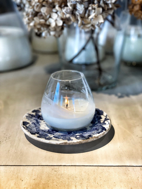 Vela de soja Bombé Baja