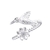 Anillo Colibrí Ajustable c/ Flor - comprar online