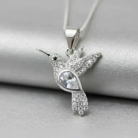 Conjunto Colibri c/ zircon chico Plata 925 en internet