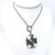 Conjunto con dije cuadrado esmaltado - comprar online