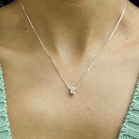 Conjunto Iniciales Plata 925 - tienda online