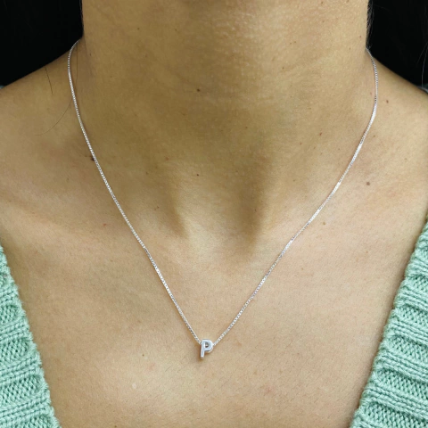 Conjunto Iniciales Plata 925