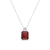 Conjunto Rectangular Jazmín - Esmeralda Joyas y Relojes