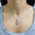Conjunto Virgen Niña Cristal de Roca Mediano