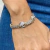 Pulsera Tejida Árbol de la Vida Plata 925 y Oro