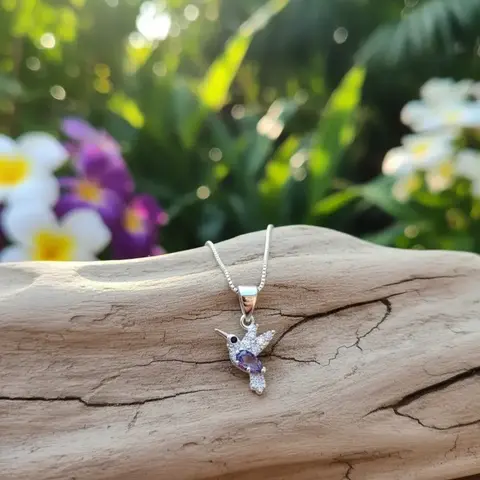 Conjunto Colibrí Mini Plata 925