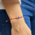 Pulsera Ojo Turco Hilo Rojo