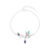 Combo Pulsera, Aros y Anillo Colibrí Violeta - Esmeralda Joyas y Relojes