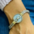 Pulsera Tejida Infinito Nácar