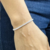 Pulsera Ajustable Zircones Blanco