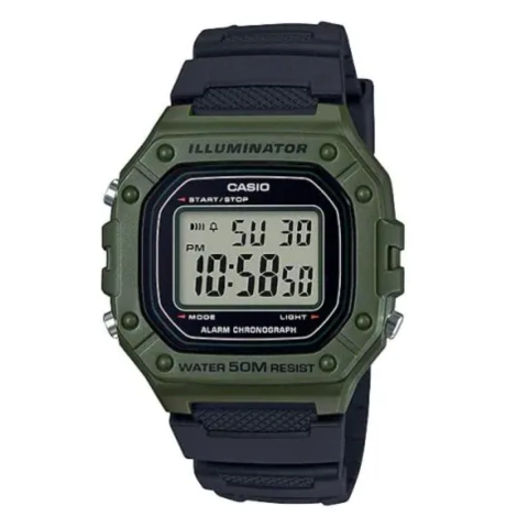 Reloj Casio Vintage Iluminator W-218H-3AVDF