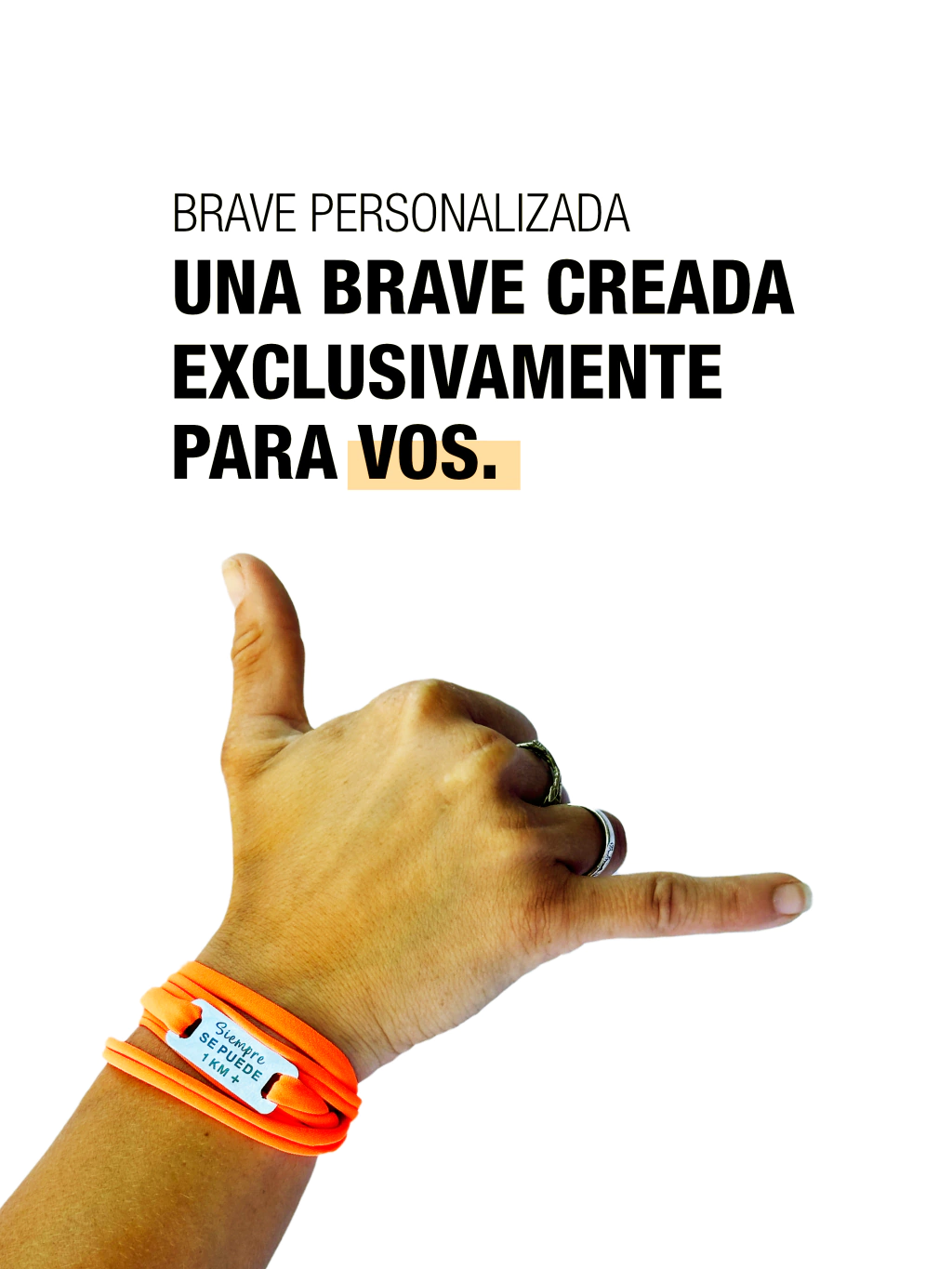BRAVE PERSONALIZADA (Grabado solo frente)