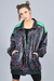 Campera reversible Soy (negro pixels/verde)