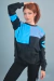 Buzo Plush Abrazame (negro-turquesa-celeste) - Audia Valdez Tienda