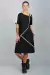 Vestido What is art? (negro y blanco) - tienda online