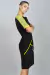 Vestido What is art? (negro y amarillo) on internet