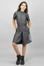 Falda Pantalón Mejor Sí hablar (gris) - Audia Valdez Tienda