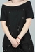 Vestido Amor de primavera (negro constelaciones bordado) - comprar online