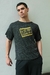 Remera Chill - midi nacional (negro jaspeado)