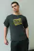 Remera Chill - midi nacional (negro jaspeado)