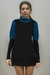 Vestido Seres Benditos (negro c/azul) - Audia Valdez Tienda
