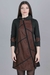 Vestido Destino fiel (paño espigado caoba) - comprar online
