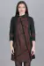 Vestido Destino fiel (paño espigado caoba) - comprar online
