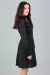 Vestido Quiero (negro micropuntos) - comprar online