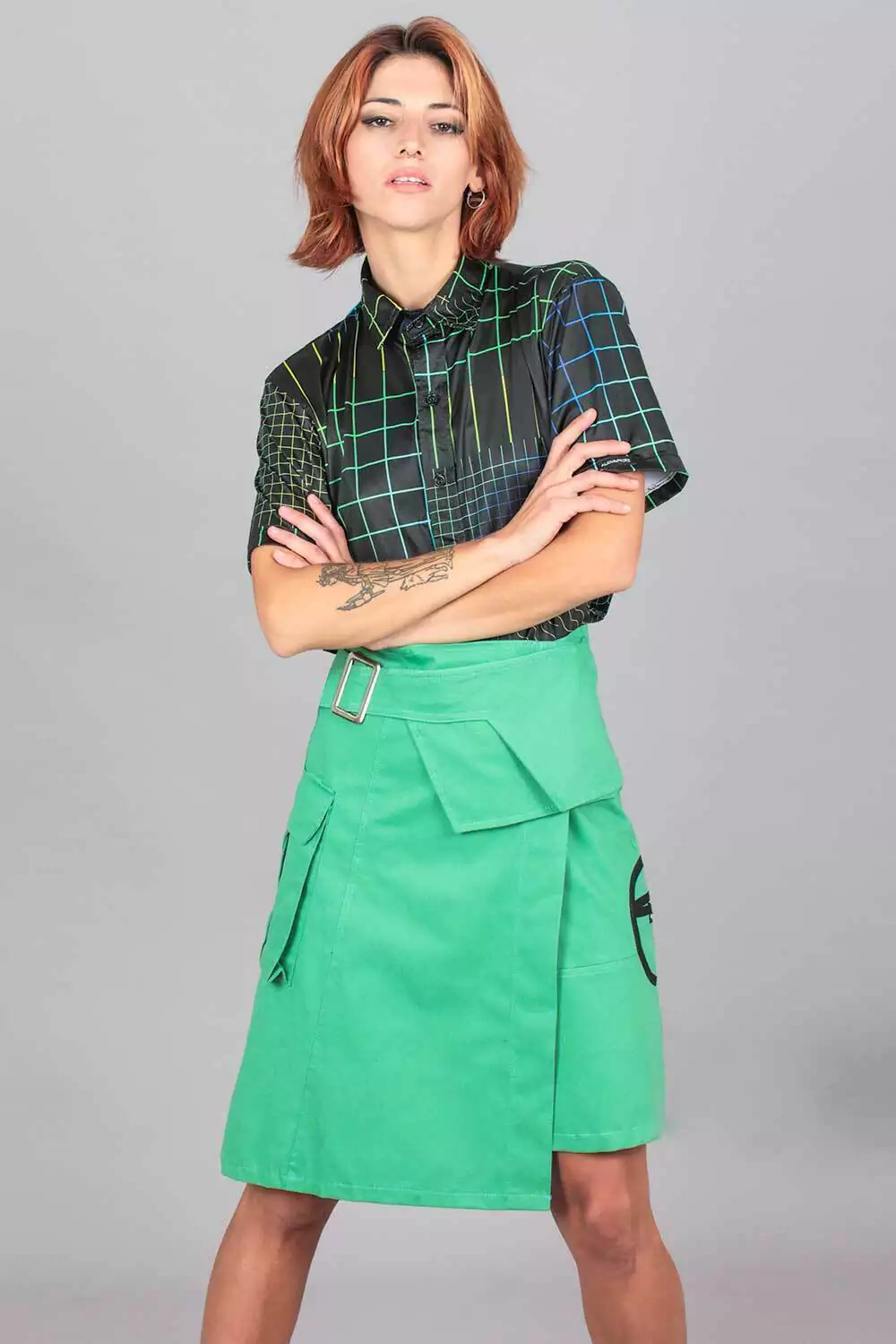 Falda Nacional (verde)