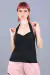 Image of Blusa Deseo Palabra (negro lunares)