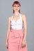 Blusa Deseo Palabra (rayas rosa)