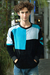 Buzo Plush Abrazame (negro-turquesa-celeste) en internet