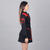 Vestido Diamante de tu ser (negro y rojo) - tienda online