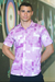 Camisa Juntes (pixeles lila) - comprar online