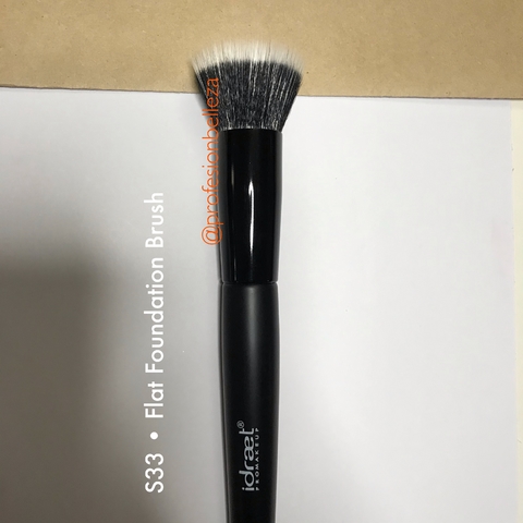 IDRAET: Brocha S33 FLAT FOUNDATION BRUSH (Brocha plana para base)