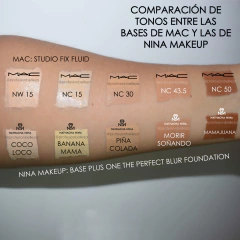 NINA MAKEUP: PLUS ONE. BASE 40ml. TONO: "PIÑA COLADA" - comprar online