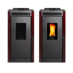 Calefactor a Pellet Black Vision Burdeo - ConductoHogar | Calefactores y Kits de Instalación