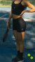 Short fantasia negro - comprar online