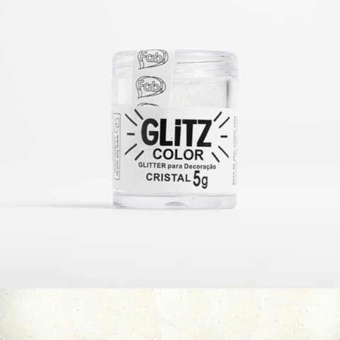 GLITTER P/ DECORAÇÃO GLITZ COLOR - CRISTAL