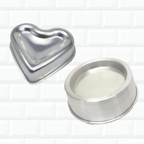 Kit Confeitaria Formas Ballerine Piscina Redonda + Coração 236